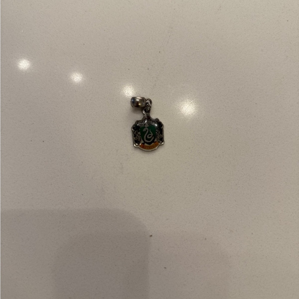 Green and Silver Charm Pendant